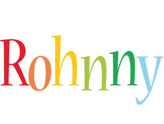 Rohnny birthday logo