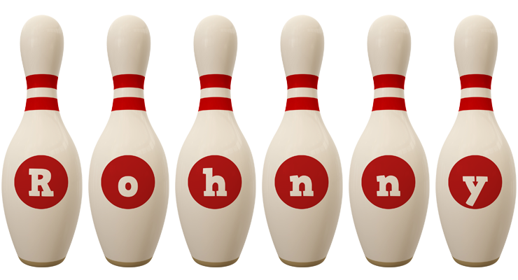 Rohnny bowling-pin logo