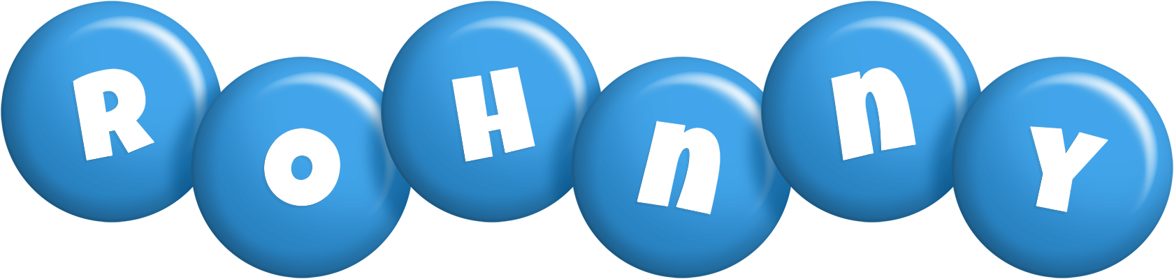 Rohnny candy-blue logo