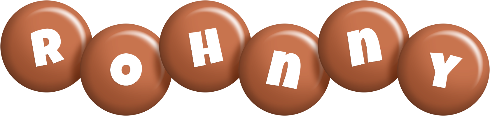 Rohnny candy-brown logo