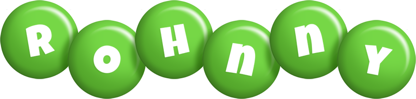 Rohnny candy-green logo