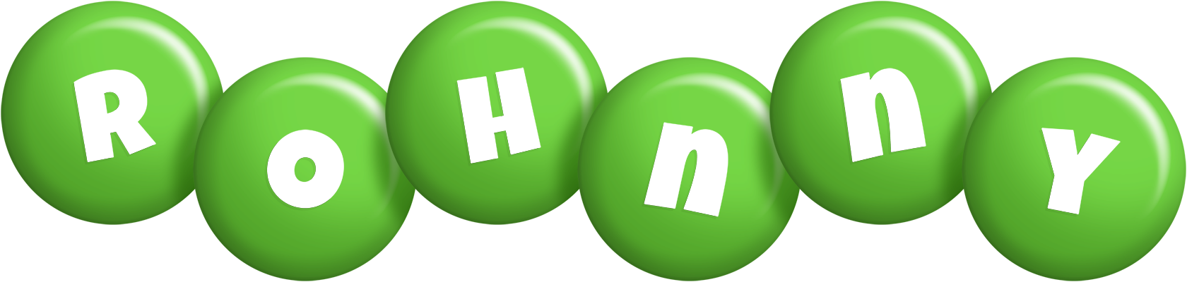 Rohnny candy-green logo