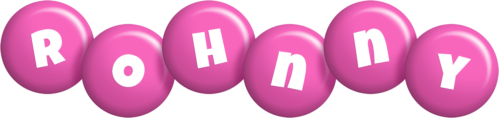 Rohnny candy-pink logo