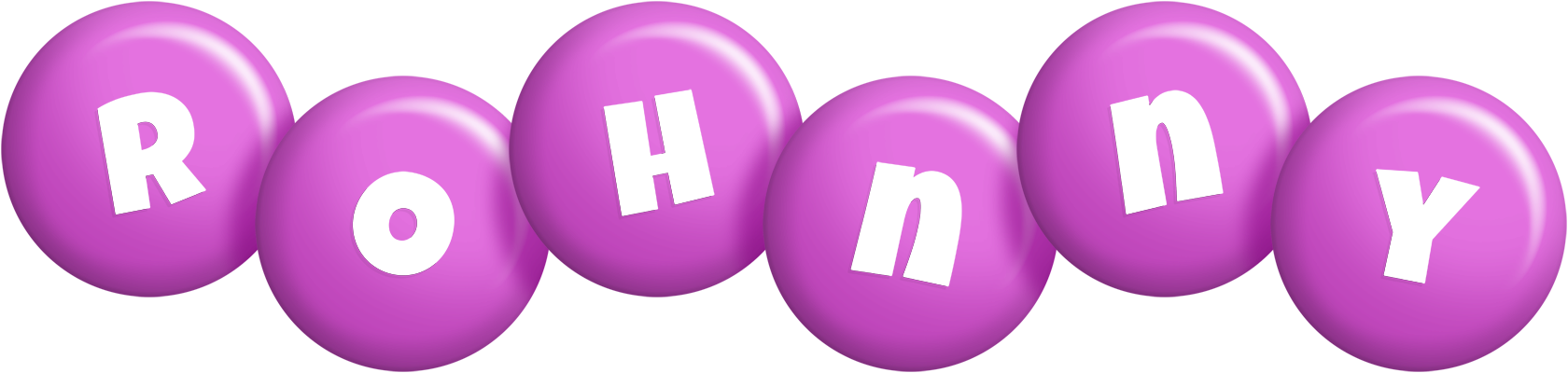 Rohnny candy-purple logo