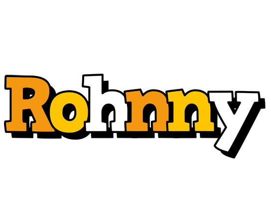 Rohnny cartoon logo