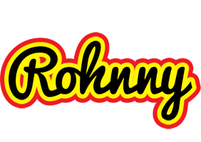 Rohnny flaming logo