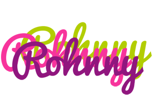 Rohnny flowers logo