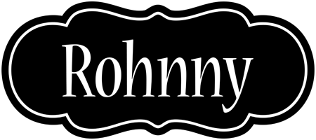 Rohnny welcome logo