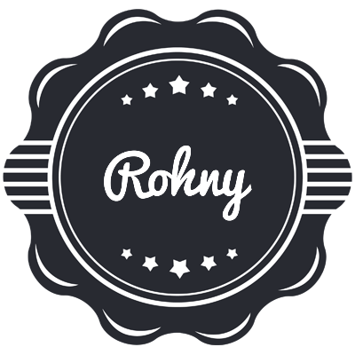 Rohny badge logo