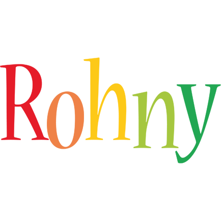 Rohny birthday logo