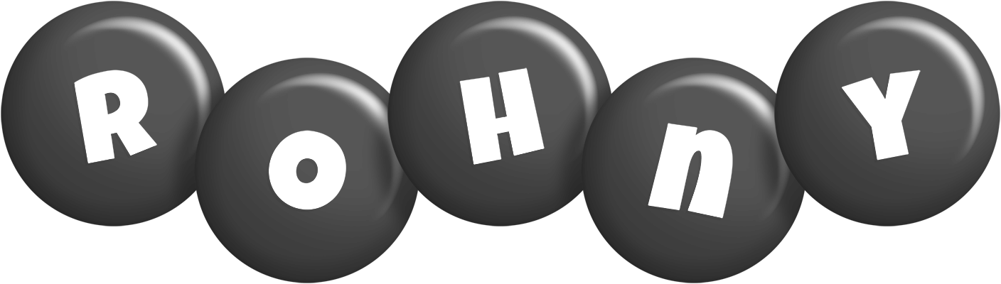 Rohny candy-black logo