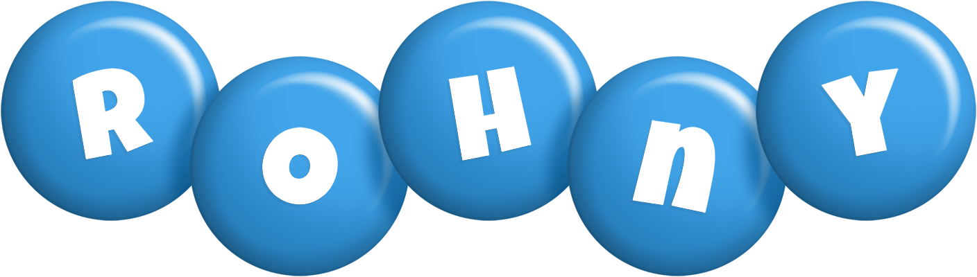 Rohny candy-blue logo