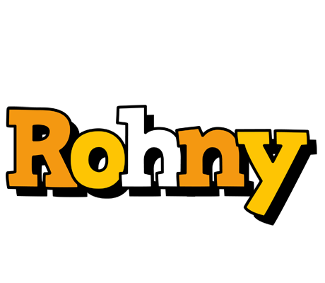 Rohny cartoon logo