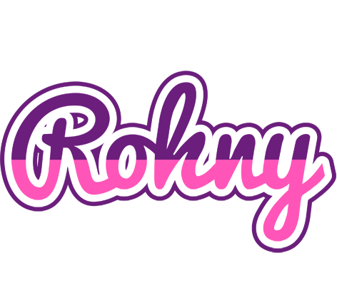 Rohny cheerful logo