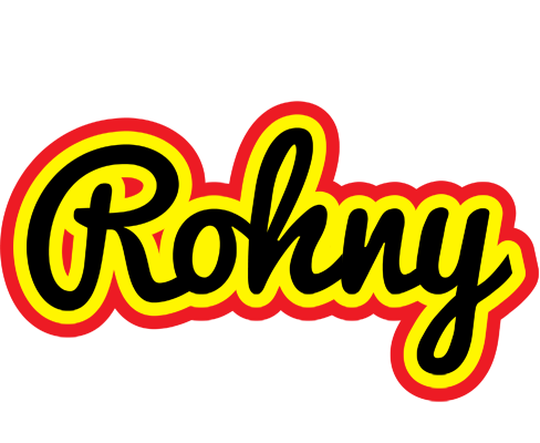 Rohny flaming logo