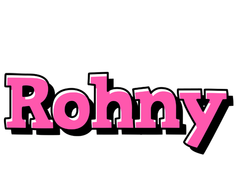 Rohny girlish logo