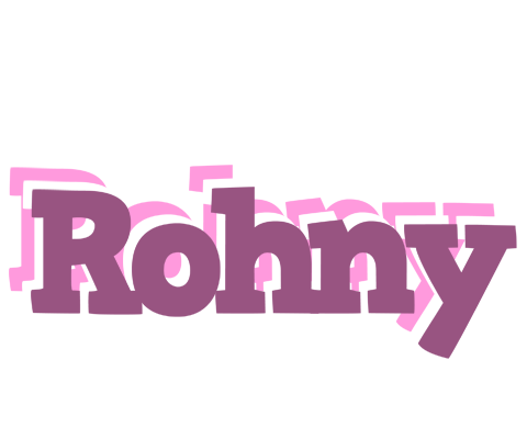 Rohny relaxing logo