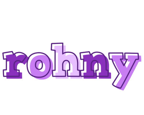Rohny sensual logo