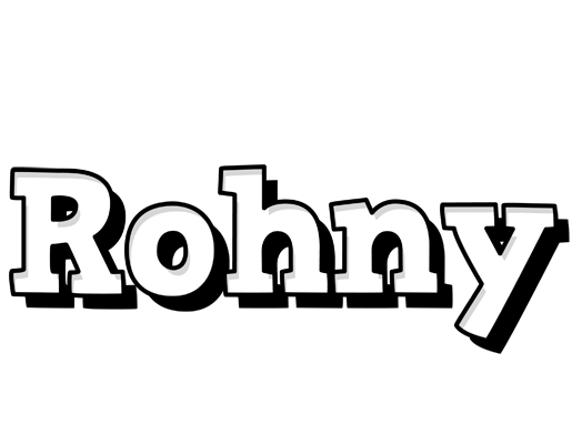 Rohny snowing logo