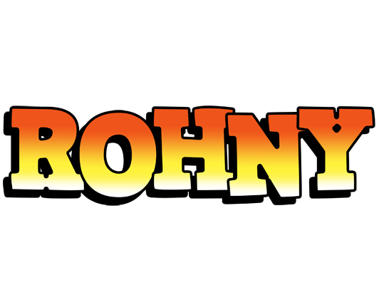 Rohny sunset logo