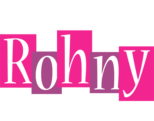 Rohny whine logo
