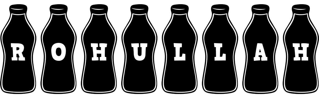 Rohullah bottle logo