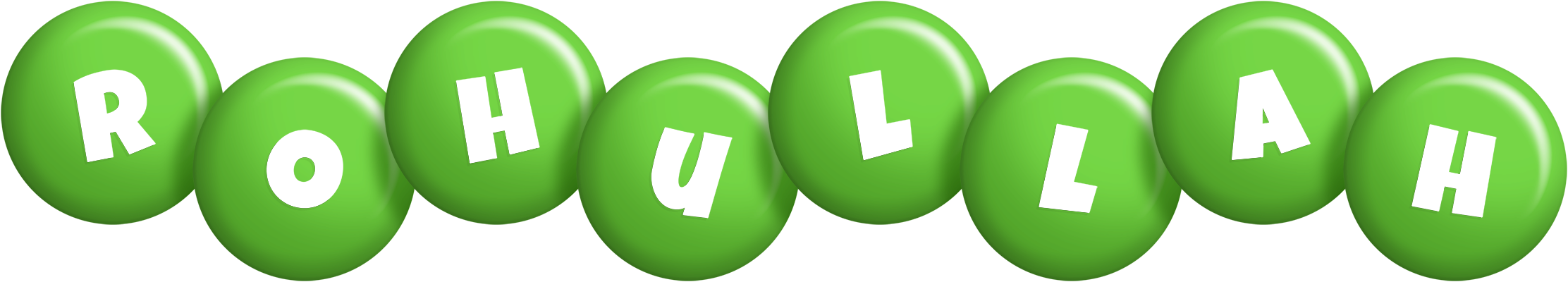 Rohullah candy-green logo