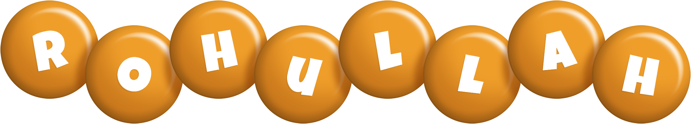 Rohullah candy-orange logo