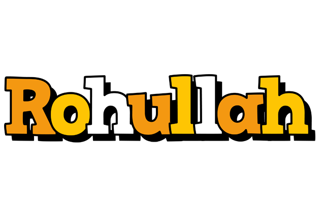 Rohullah cartoon logo