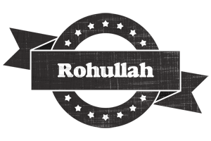 Rohullah grunge logo