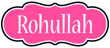 Rohullah invitation logo