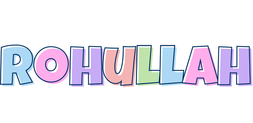Rohullah pastel logo