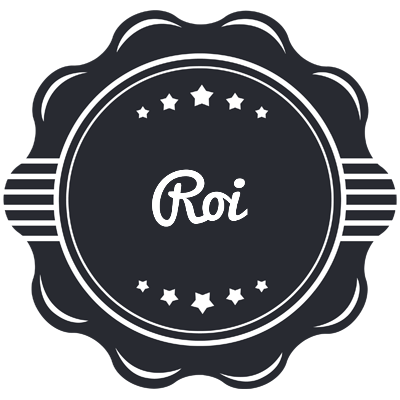 Roi badge logo