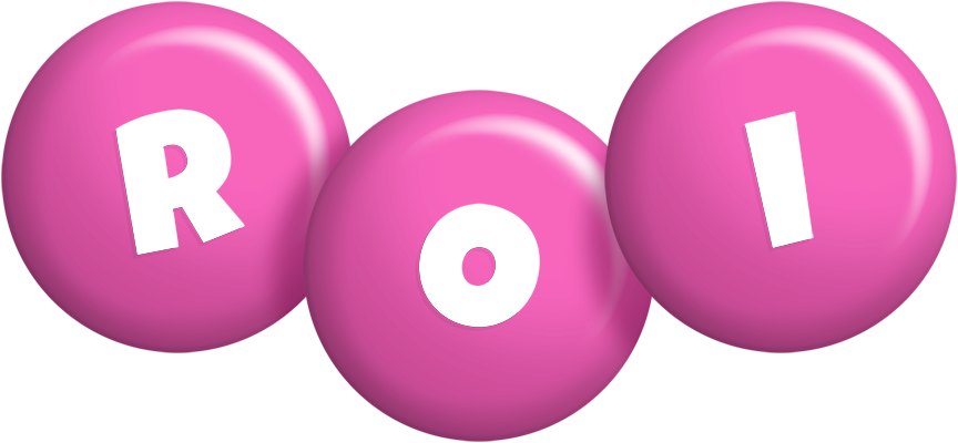 Roi candy-pink logo