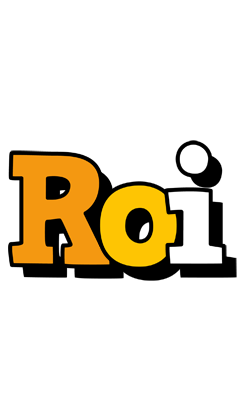 Roi cartoon logo