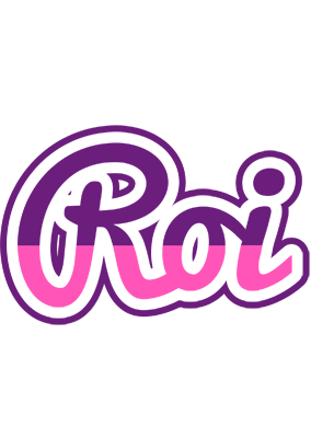 Roi cheerful logo