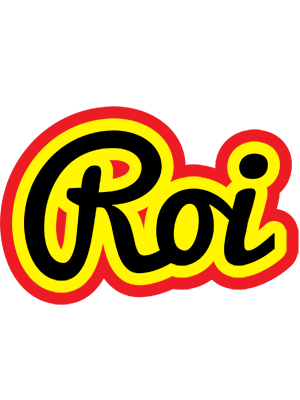 Roi flaming logo