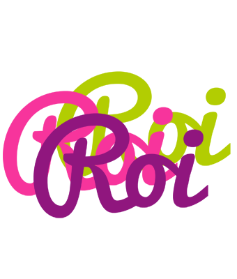 Roi flowers logo