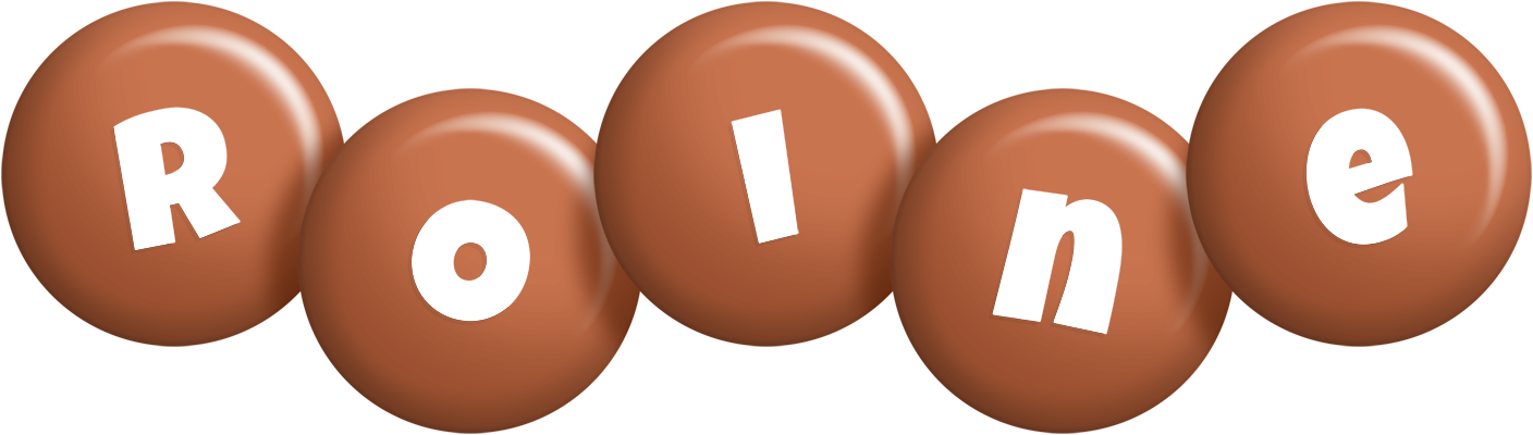 Roine candy-brown logo