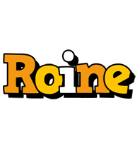 Roine cartoon logo