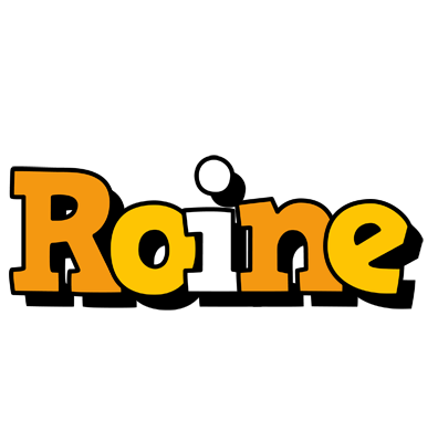 Roine cartoon logo