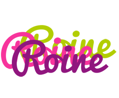 Roine flowers logo