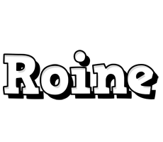 Roine snowing logo