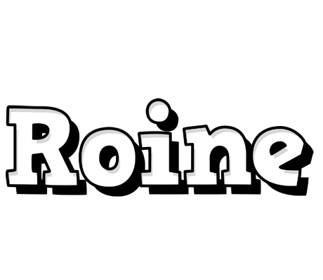 Roine snowing logo
