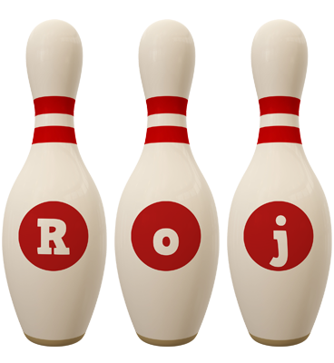 Roj bowling-pin logo