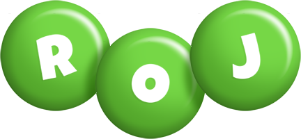 Roj candy-green logo