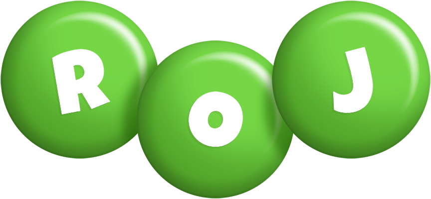 Roj candy-green logo