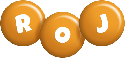 Roj candy-orange logo