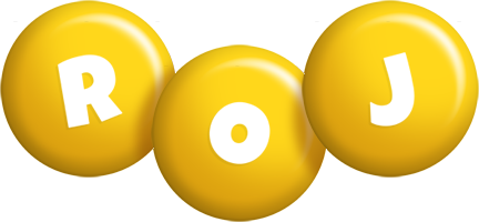 Roj candy-yellow logo