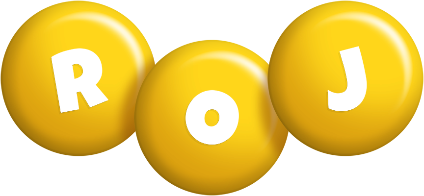 Roj candy-yellow logo